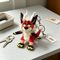 Peluche personnalisée en fourrure, mascotte loup, conception OEM ODM pour animaux en peluche à partir de dessin 2D, conception gratuite, faible MOQ, CE UKCA CPSC