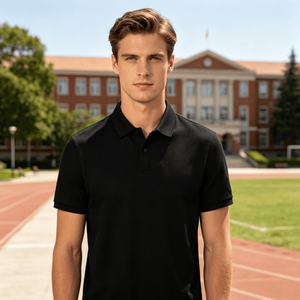 <span class=keywords><strong>Polo</strong></span> in Lino e Seta 336, Antibatterico 7A, Protezione UV50+, Morbido e Rinfrescante, 40S 200GSM, 9 Colori, Taglie S-4XL, Casual e Business - Product Image 6