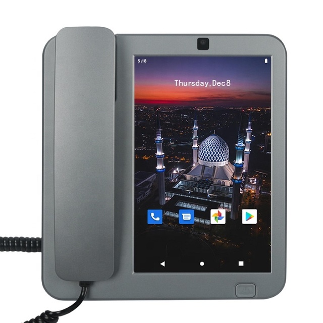 OEM ODM Wholesale WiFi Hotsopt LTE 4G Android OS VoLTE Video 8 Inch Octa-core 5MP Camera Desktop Phone Wireless