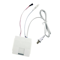 Shinechip120W Miroir de salle de bain intelligent tricolore à clé unique Commutateur de capteur tactile gradateur LED 12V IP23 Garantie de 2 ans