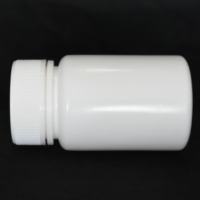 Bouteille en plastique HDPE blanche de haute qualité 60ML pour la vitamine de capsule de comprimé de médecine solide orale avec le bouchon à vis