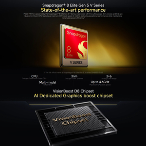 <span class=keywords><strong>POCO</strong></span> F9 <span class=keywords><strong>Pro</strong></span> Original 12+256GB Snapdragon 8 Elite Gen <span class=keywords><strong>5</strong></span> 6.59" AMOLED 6330mAh 100W HyperCharge BT6.0 IP68 200MP NFC Teléfono Móvil - Product Image 3
