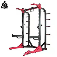 Rack d'entraînement multifonction tout-en-un avec machine Smith et station de crossover par câble – Équipement de fitness professionnel pour salle de sport et club