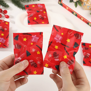 Christmas Candy <b>Bags</b> Biscuit Surprise Lucky <b>Bags</b> Luxury Plastic Gummy Biscuit <b>Packaging</b> <b>Bag</b> Red <b>Packaging</b> <b>Bags</b> - Product Image 6