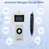Máquina de prueba de agua Sensor de amonio digital Analizadores de amoníaco y nitrógeno Medidor de amoníaco de agua portátil