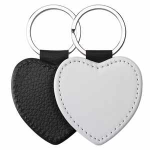 Promotional Leather Keychain Company Activity Gifts <b>Custom</b> LOGO Printed Keychains to Sublimate Sublimation <b>Key</b> Holder Blanks - Product Image 3