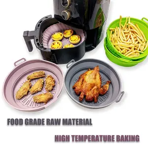 BPA Free Dobrado Baking Pan Silicone Air Fryer Pot