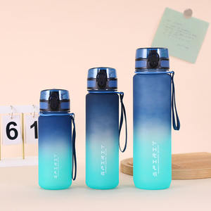 Bouteilles d'eau de salle de sport de <span class=keywords><strong>motivation</strong></span> sans BPA étanches avec infuseur à thé à couvercle rabattable vente en gros - Product Image 2