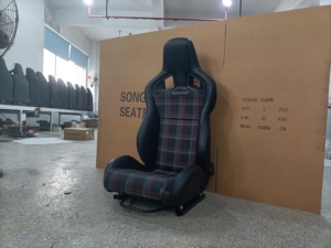 JIABEIR 1039R Luxury Leather Racing Bucket Car <strong>Seats</strong> PVC Sport <strong>Seat</strong> Adjustable And Comfortable Design For BMW Honda Vehicles