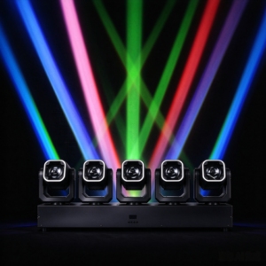 ไฟบีมเคลื่อนที่ขนาดเล็ก 5x40W RGBW LED รุ่น Tornado Light, 300W Osram 4-in-<span class=keywords><strong>1</strong></span>, วงแหวน RGB, DMX512, สำหรับเวทีและคลับ - Product Image 1