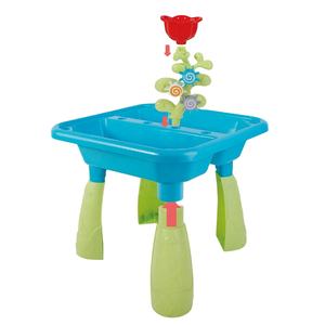 Tavola di acqua di sabbia giocattolo all'aperto attività del bambino Sandbox sensoriale <span class=keywords><strong>spiaggia</strong></span> tavolo da gioco 14 pz estate divertente gioco d'acqua per bambini giardino - Product Image 3