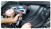 UT663B 360 °   Boroscope industriel rotatif double 180° °   Endoscope articulé pour l'inspection des angles morts, idéal pour les espaces étroits et courbes