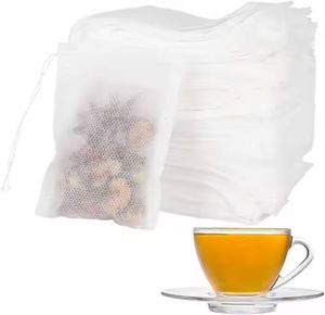 Bolsa de Té Desechable Vacía de Fibra de Maíz No Tejida, Filtro de Hojas de Té de Uso Sencillo, Venta al por Mayor para Medicina China - Product Image 1