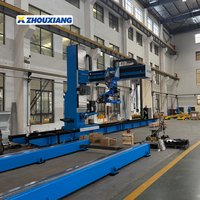 Nueva Estación de Trabajo Robótica de Soldadura Automática Zhouxiang H Beam con Riel de 12m para Soldadura de Estructuras de Acero