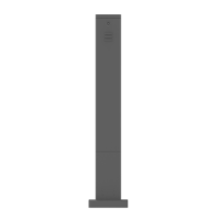 Interphone vidéo AKE GVT-S IP54 étanche 200W/2.8mm avec caméra TCP/IP, vision nocturne, en alliage d'aluminium, contrôle de stationnement sans ticket