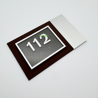 YIYAO plaque de signe de numéro de porte de maison en acier inoxydable, petit métal personnalisé