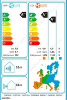 Climatiseur split à refroidissement rapide 24000-36000 BTU avec compresseur puissant, unité de climatisation domestique pour salon