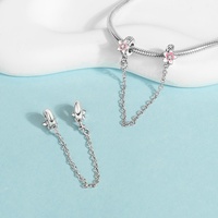 Accessoires de bracelet DIY en tungstène blanc plaqué argent, motif étoile à cinq branches, best-seller transfrontalier, Europe et Amérique
