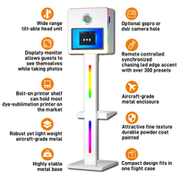 Nouvelle machine de photomaton DSLR 2026 compatible avec imprimante, écran tactile 15,6 pouces, photomaton portable pour mariage