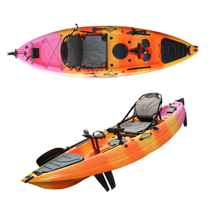 <span class=keywords><strong>Kayak</strong></span> de pêche électrique à une place Vicking 9,3 pieds avec propulsion à pédales, en plastique HDPE durable et léger, à aileron unique - Product Image 6