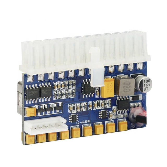 High Quality DC 12V 250W ATX 24Pin Switch Pico PSU Mini ITX DC-ATX Power Supply Adapter for Server/Desktop in Stock