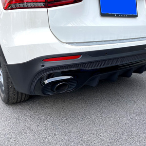 Embout d'échappement double en acier inoxydable noir et argent pour Mercedes-Benz GLB X247 GLB220 250 GLB35 AMG - Pièce modifiée - Product Image 2