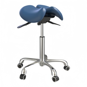 Taburete de peluquero ajustable a la moda, sillín ergonómico, taburete de salón de tatuajes, sillas de peluquero modernas de belleza de cuero - Product Image 5