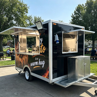 Remorque alimentaire personnalisée : Food Truck Poulet Rôtissoire, Food Truck Kebab Doner avec Salle de Bain, Remorque Alimentaire en Gros