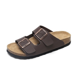 Disponibili Ciabatte Birkenstock Retrò <span class=keywords><strong>in</strong></span> Pelle di Vacchetta con Tacco Piatto e Cinturino Singolo, Taglie 35-46 - Product Image 2