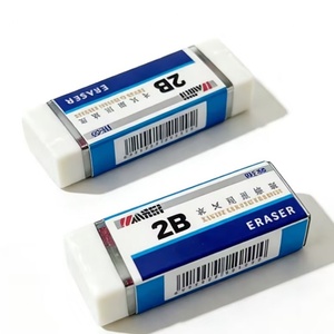Borrador de Goma 2B de Plástico Blanco Barato en Oferta para Exámenes Escolares para Niños - Product Image 5