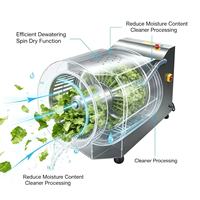 Machine de déshydratation des légumes DTS-500B, sécheuse centrifuge à conversion de fréquence, faible bruit, pour la ligne de production de transformation alimentaire