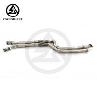 Système d'échappement de haute qualité CSZ SS304 pour BMW S58 M2 G87 M3 G80 M4 G82 3.0T, collecteur intermédiaire à longueur égale avec tuyau en Z, imprimé en 3D