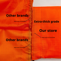 Sac de couchage d'urgence, sac de survie thermique, sac de bivouac léger, imperméable, couverture en Mylar pour le camping en plein air, trousse de secours