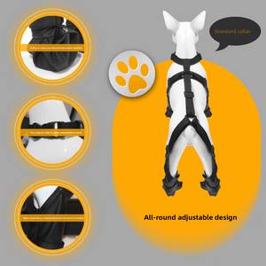 गर्म बिक्री वाले शीतकालीन कुत्ते जूते वाटरप्रूफ और विरोधी पर्ची ठोस पैटर्न पालतू जानवरों को गर्म रखने के लिए एंटी गंदा - Product Image 4