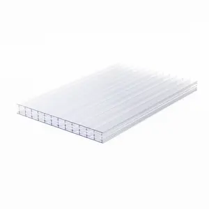 Fire Resistant 8mm 10mm Twin Wall Polycarbonate Sheet For Greenhouse