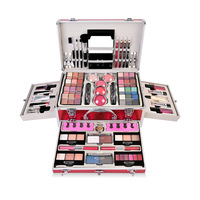 Set Kotak Hadiah Kecantikan Perlengkapan Kosmetik Rias Wajah dengan Eyeshadow Lipstik Maskara Model untuk Rias Profesional Maquillaje Por Mayor