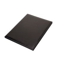 Logo personnalisé de luxe en cuir PU Menu livre couvre titulaire pour hôtels restaurants bars