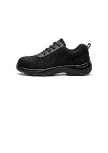 Chaussures de sécurité en cuir pour hommes les plus vendues, avec embout en acier et semelle antidérapante en PU, idéales pour l'usine, disponibles en gros - Product Image 6
