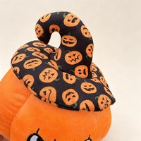 En gros, Peluche citrouille d'Halloween douce, Oreiller chapeau de sorcier d'horreur, Jouet plante mignon et Idée cadeau