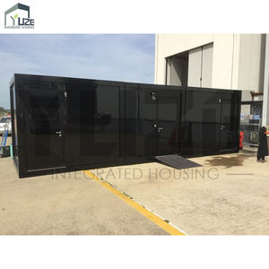 Unità di toilette contenitore modulare esterna con più porte indipendenti sistema a filo e struttura in acciaio - Product Image 3