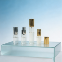 Flacons à col serti MUB FEA13 5ml 10ml, flacons en verre pour parfum, flacons en verre à remplir avec pulvérisateur en aluminium pressurisé