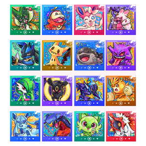 Populaire et très vendu : Art de bande dessinée Pokémon, Fan art Pikachu, Collection d'accessoires, Aimant de réfrigérateur en acrylique, Booster Pack, Jeu de société - Product Image 4