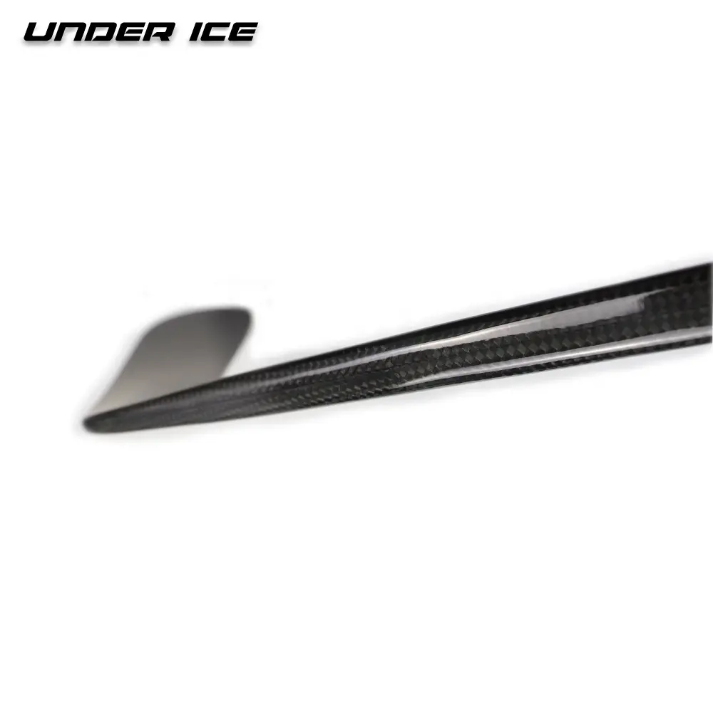 Oem alta qualidade 230-250g jovem criança hockey vara 43'44'' flex 15/16 20% 50% 100% carbono gelo hockey vara logotipo personalizado