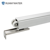 Rueda de Puerta Corredera de Alta Resistencia de 120 KG, Rueda de Puerta Corredera de Aluminio, Rueda de Ventana, Rueda de Riel Superior para Sistema de Puerta Corredera