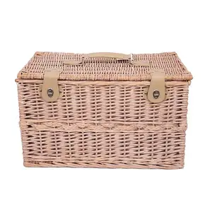 Factory Supplier Empty Picnic Baskets Wholesale Cheap Willow Baskets