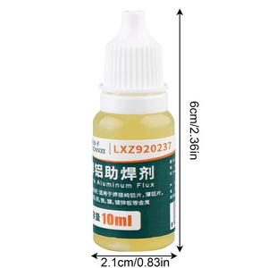 Fundente para Aluminio 10ml Sin Enjuague Fluido de Soldadura DIY Suministros para <span class=keywords><strong>Soldar</strong></span> Aluminio Cobre Batería <span class=keywords><strong>Estaño</strong></span> Hierro Láminas Galvanizadas - Product Image 6