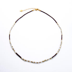 Collar de Perlas Multicolor con Diseño Geométrico, Cierre de Oro de 18K, Joyería de Fiesta, Estilo Veraniego para Mujer - Product Image 5