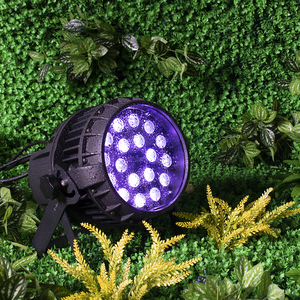 SHEHDS IP65 18×18W Par LED RGBWAUV 6 en 1 con Zoom, Luz de Escenario para DJ, Solución de Iluminación para Bodas al Aire Libre, CE - Product Image 1