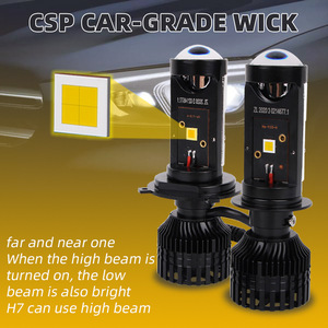 KEBOSIED Y10 coche súper brillante LED doble lente faros H4 faros integrados motocicleta focos H7 - Product Image 5