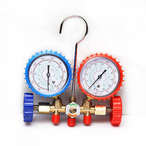 Refrigeração Hvac AC Ar Condicionado Reparação <span class=keywords><strong>Manifold</strong></span> Gauges Set para R134A R404 R12 R22 - Product Image 2